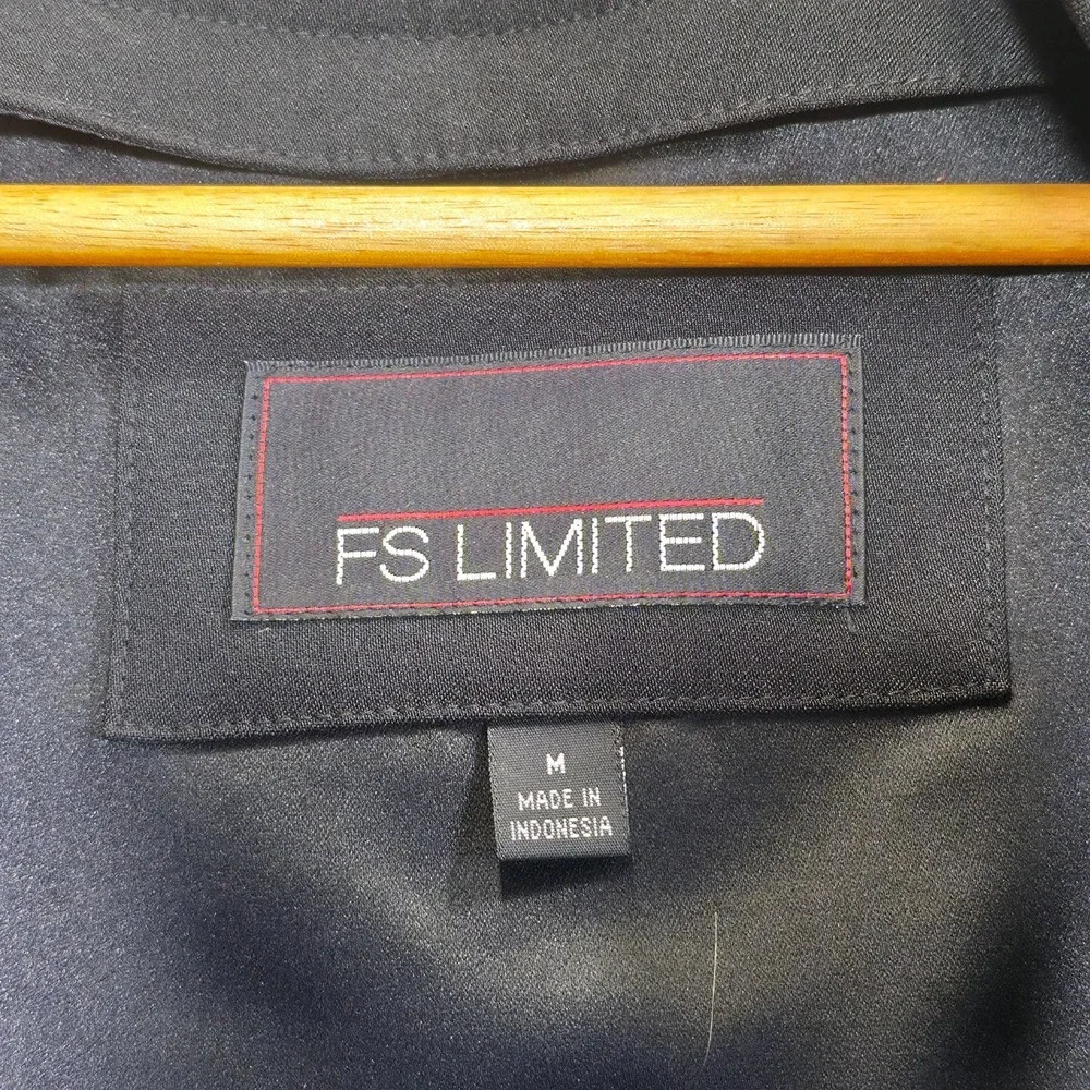FS‎ Limited Women's Black Lined Overcoat Size Medium